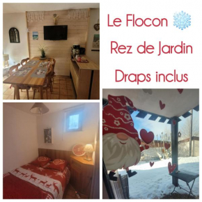 Le Flocon, Magnifique Appartement 4 pers avec Jardinet au Coeur des Rousses, Draps inclus et Boîte à clés Les Rousses